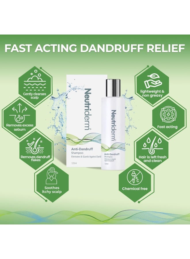 نيوتري ديرم شامبو مضاد للقشرة - 120 مل - Image 2