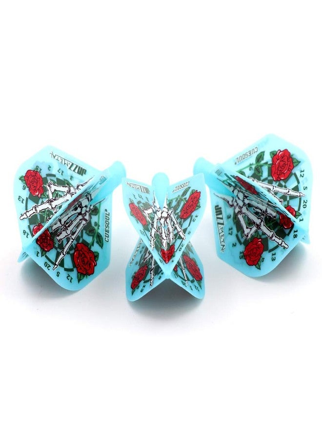 CUESOUL TERO AK4 Dart Flight Standard Shape/Shield Shape/Diamond Shape Standard Shape-Blue Jazzmatal - Image 5