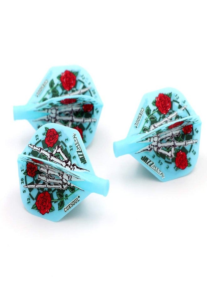 CUESOUL TERO AK4 Dart Flight Standard Shape/Shield Shape/Diamond Shape Standard Shape-Blue Jazzmatal - Image 2