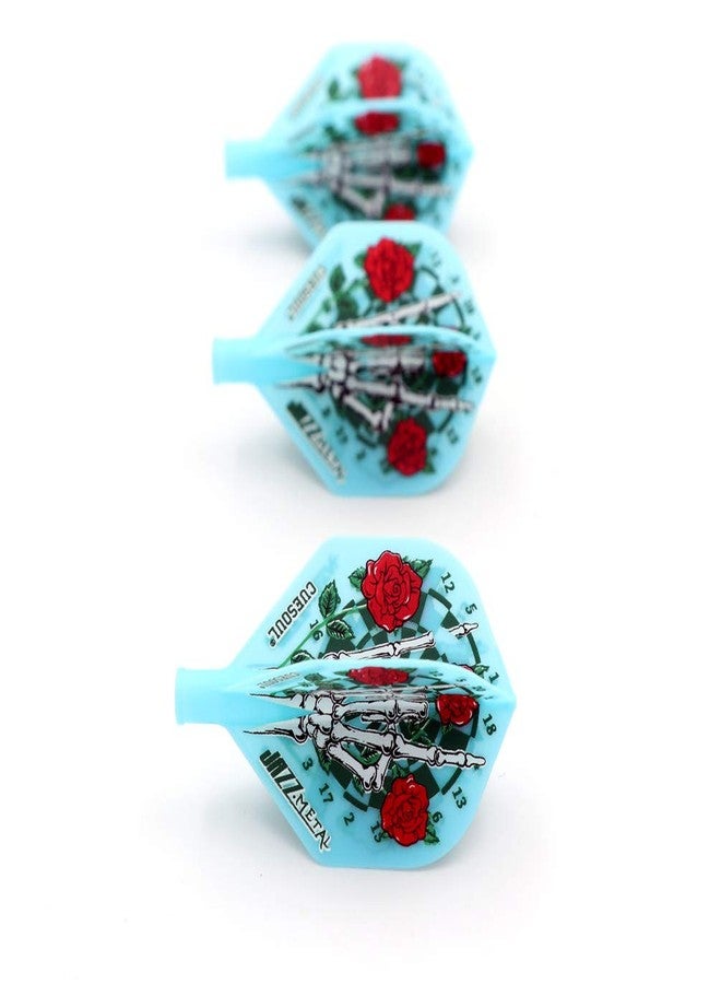 CUESOUL TERO AK4 Dart Flight Standard Shape/Shield Shape/Diamond Shape Standard Shape-Blue Jazzmatal - Image 4