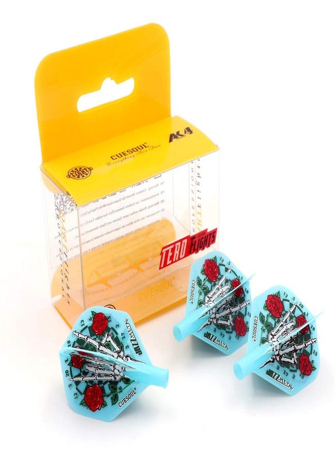 CUESOUL TERO AK4 Dart Flight Standard Shape/Shield Shape/Diamond Shape Standard Shape-Blue Jazzmatal - Image 1