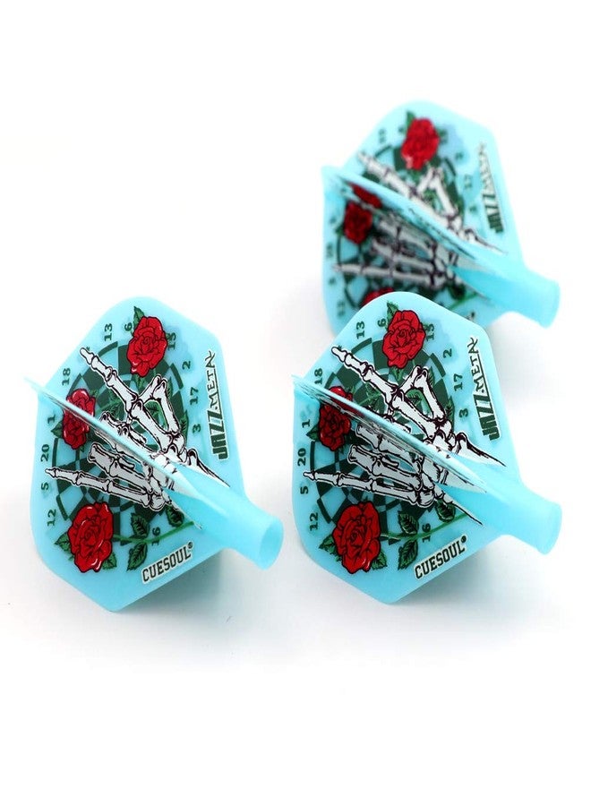 CUESOUL TERO AK4 Dart Flight Standard Shape/Shield Shape/Diamond Shape Standard Shape-Blue Jazzmatal - Image 3
