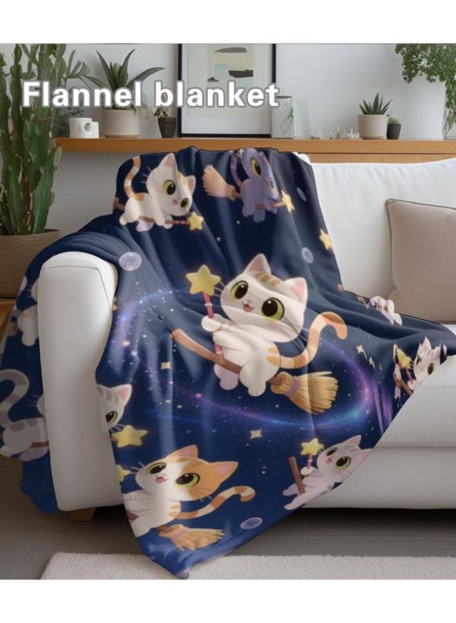 general Wisdom Fairy (latest) flannel thin blanket (warm and comfortable, suitable for sleep, game use, dust and sandproof) 150cm*200cm - 5 - Image 4