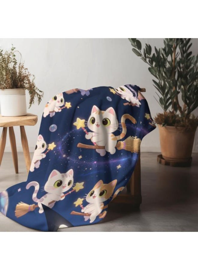 general Wisdom Fairy (latest) flannel thin blanket (warm and comfortable, suitable for sleep, game use, dust and sandproof) 150cm*200cm - 5 - Image 3