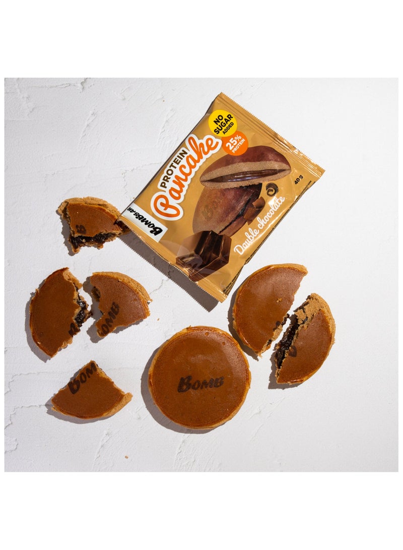 بومبار Bombbar Protein Pancake Double Chocolate 40g 10pcs - Image 2