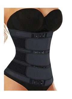 KASTWAVE Corsets Waist Trainer, KASTWAVE Women Waist Trainer Eraser Belt Tummy Control Waist Trimmer Slimming Belly Band Shaper, Compression Trimmer Waist Cincher for Workout Fitness ( L )  - Image 1