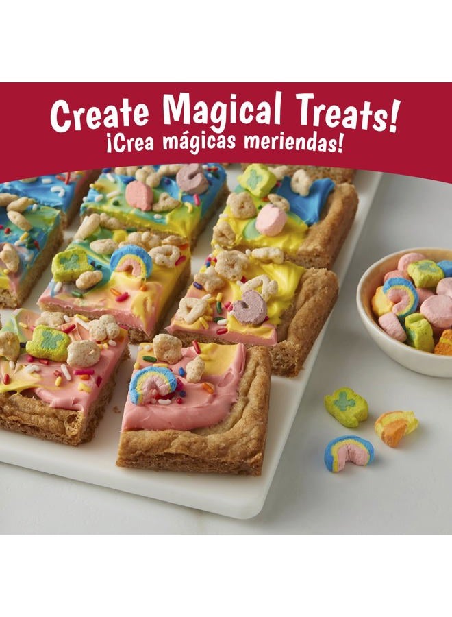 Lucky Charms Gluten Free Cereal with Marshmallows, Limited Edition Jumbo Rainbows, Kids Breakfast Cereal, Made with Whole Grain, Large Size, 14.9 oz - Image 4