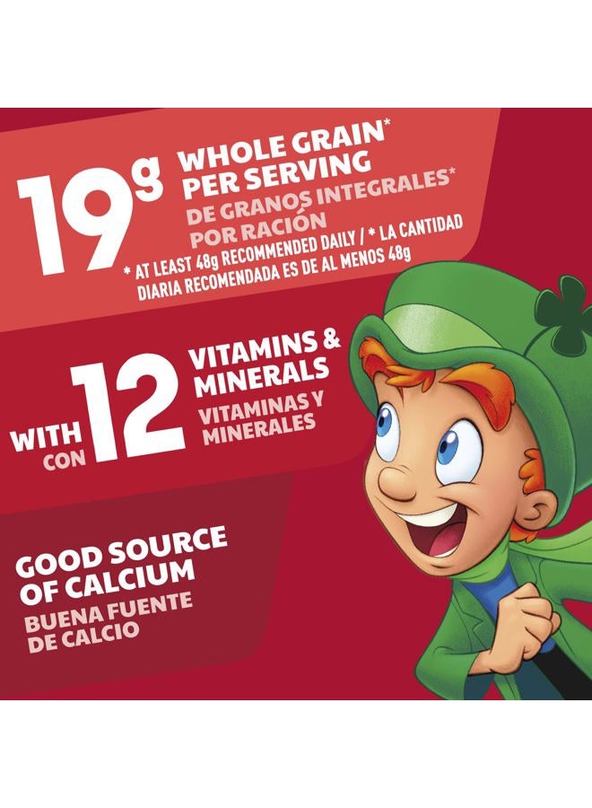 Lucky Charms Gluten Free Cereal with Marshmallows, Limited Edition Jumbo Rainbows, Kids Breakfast Cereal, Made with Whole Grain, Large Size, 14.9 oz - Image 5