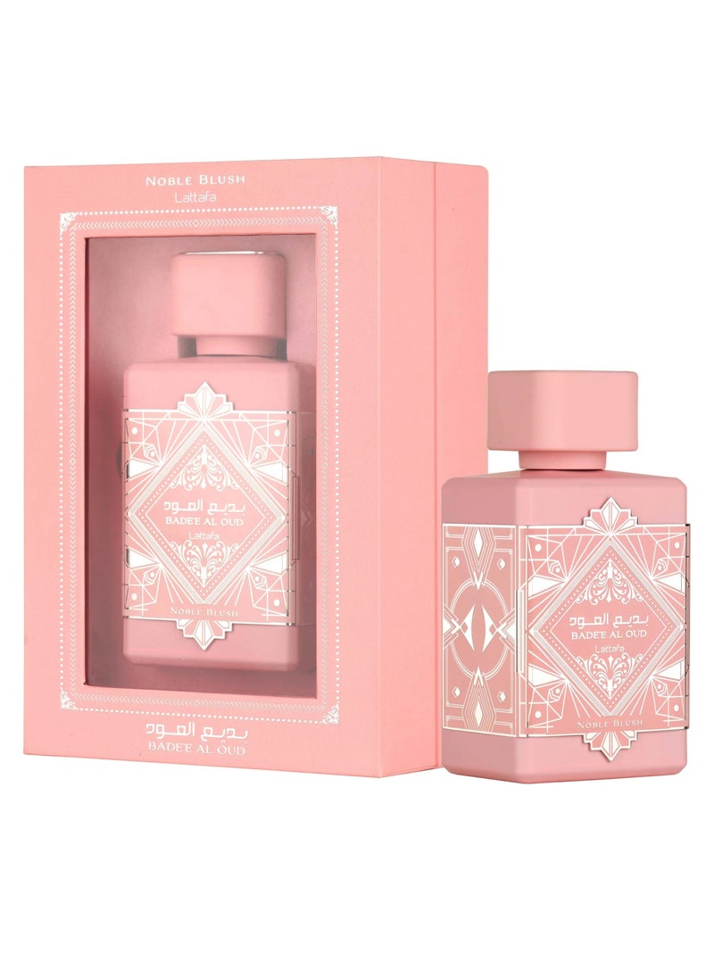 Lattafa Badee' Al Oud Noble Blush Eau de Parfum for Women - 100 ml  - Image 1