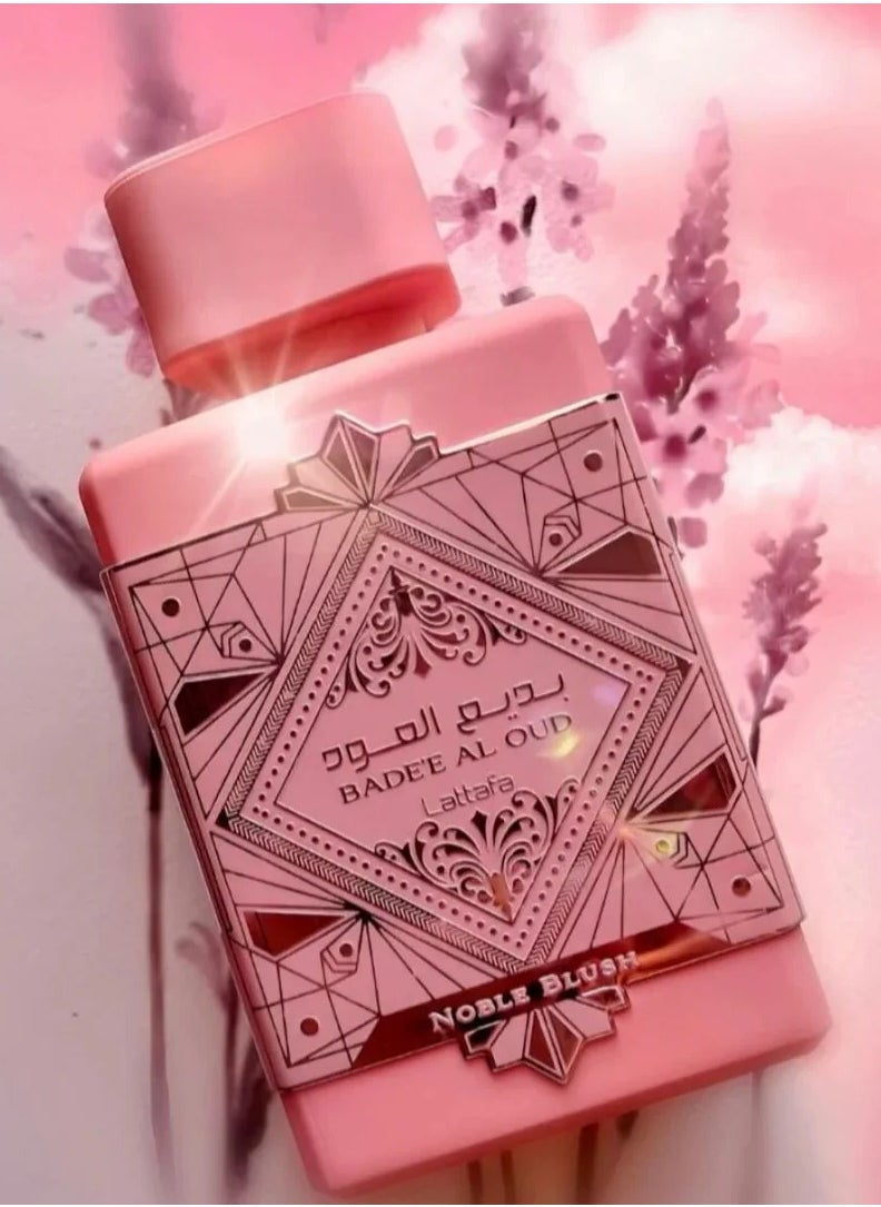 Lattafa Badee' Al Oud Noble Blush Eau de Parfum for Women - 100 ml  - Image 3