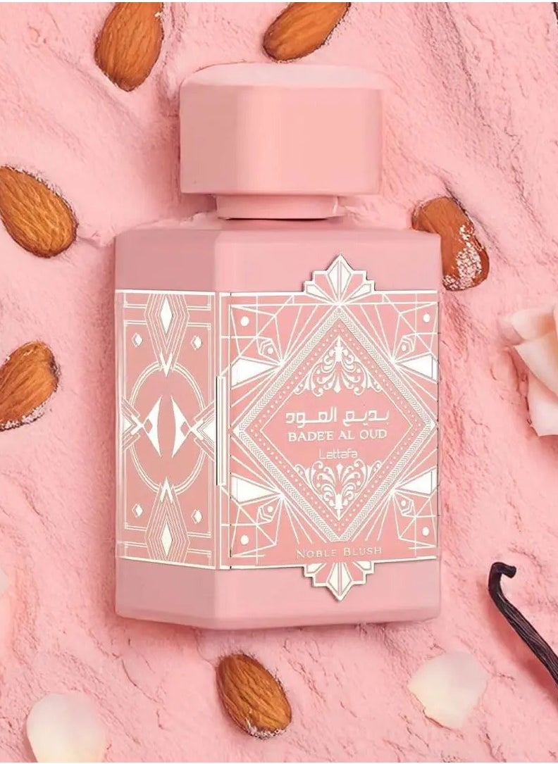 Lattafa Badee' Al Oud Noble Blush Eau de Parfum for Women - 100 ml  - Image 4