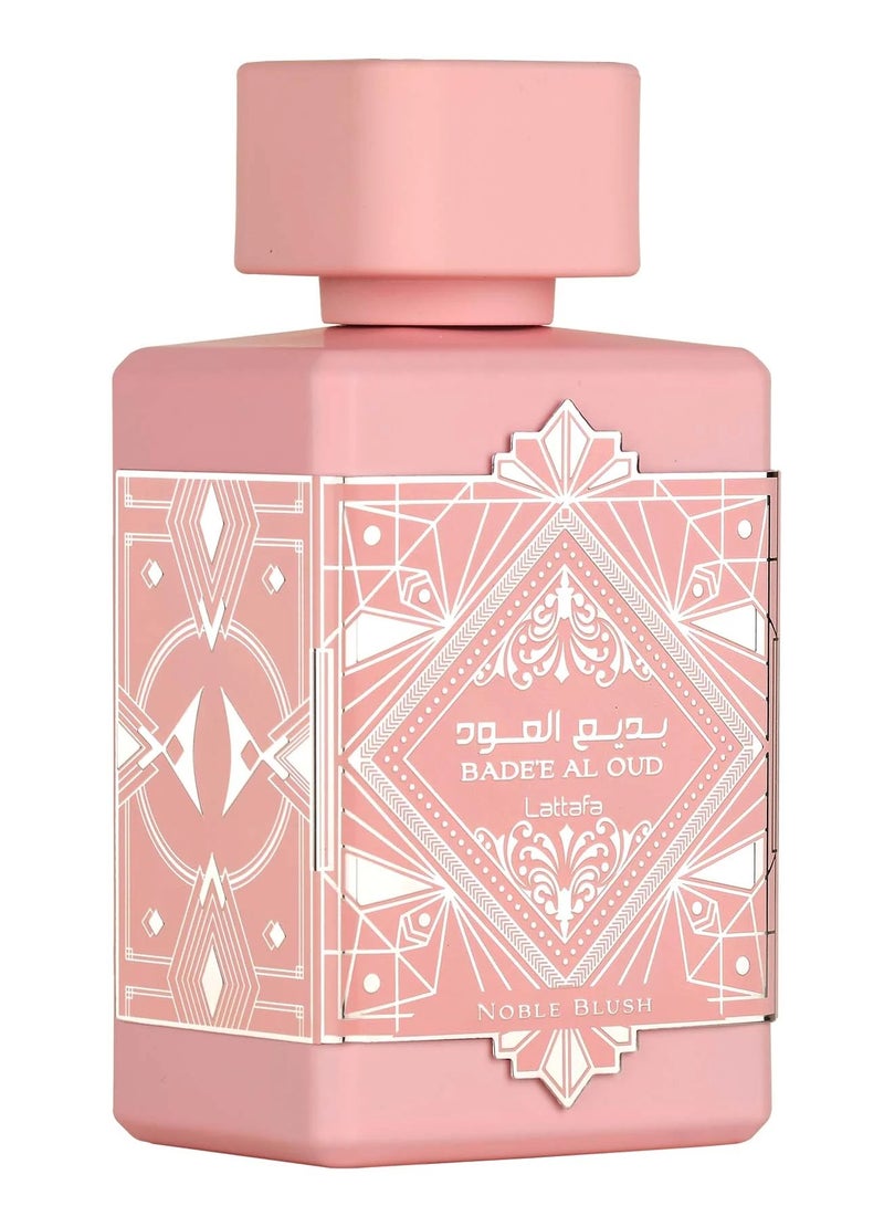 Lattafa Badee' Al Oud Noble Blush Eau de Parfum for Women ( inspired by Good Girl ) - 100 ml  - Image 1