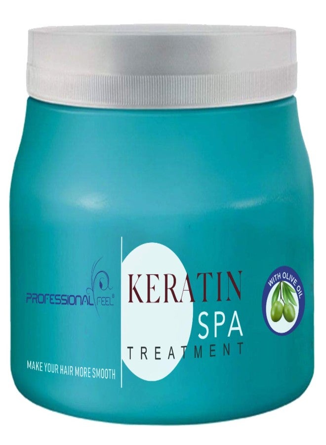 PROFESSIONAL FEEL Keratin Hair Spa Bath Cream Treatment, Total Hair Solution (500 G) - Image 1