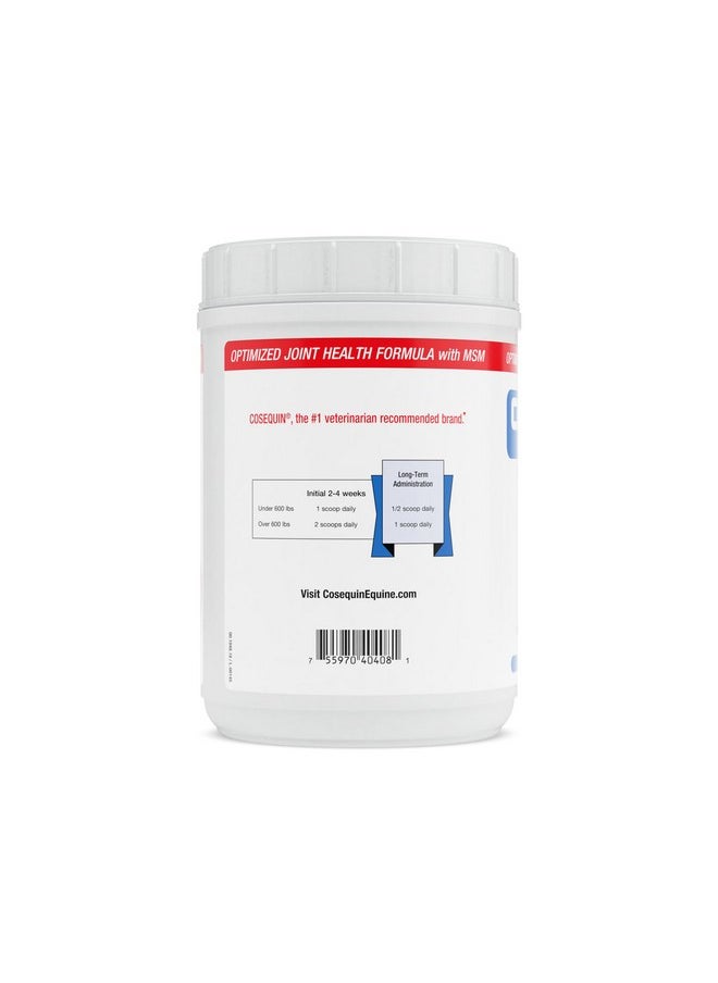 Nutramax Laboratories Nutramax Cosequin Optimized with MSM Joint Health Supplement for Horses - Powder with Glucosamine and Chondroitin, 1400 Grams  - Image 3