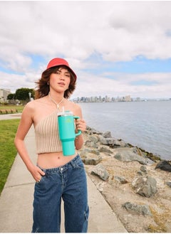 Stanly Stanley Stainless Steel Quencher H2.0 Flow State Vacuum Insulated Tumbler with Lid and Straw for Water, Iced Tea or Coffee, Smoothies and More, 40 oz (Random Color)  - Image 2