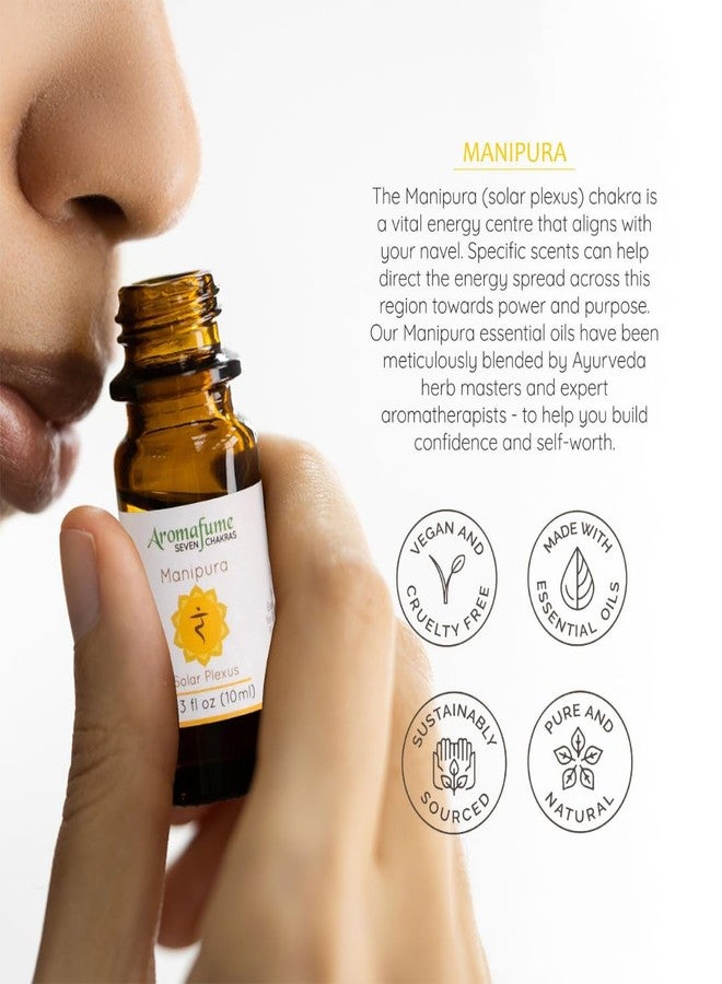 Aromafume Solar Plexus Chakra, Root Chakra, Throat Chakra Essential Oil Diffuser Blends by Aromafume | 3 x 10ml/0.33 fl oz| Aromatherapy Oils for Chakra Balance | Chakra Incense for Meditation, Yoga, Reiki - Image 5