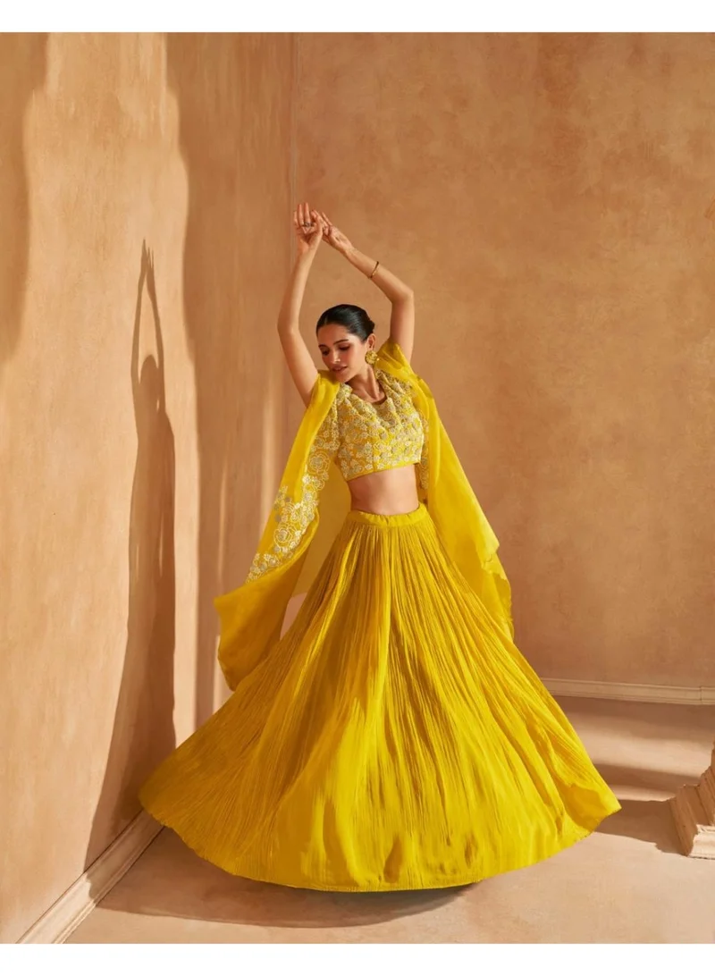 croptop-lehenga-choli-with-chinon-silk