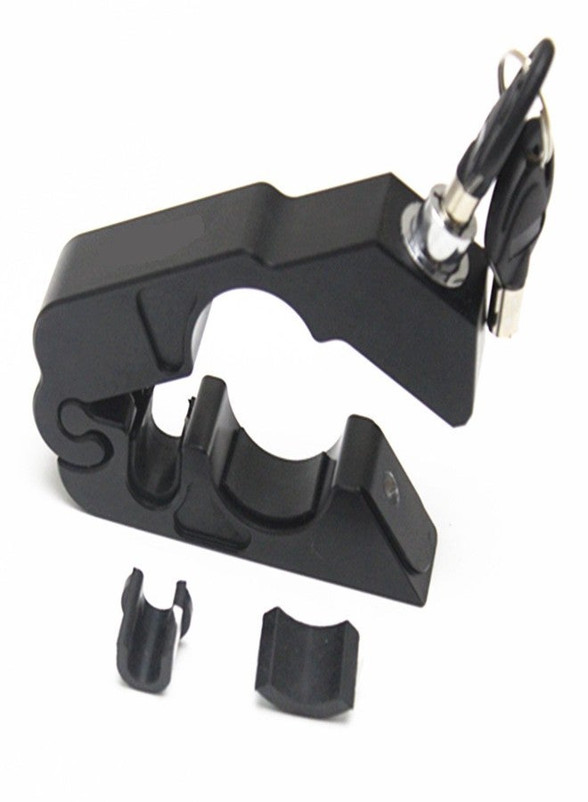 E-Bro® Motorcycle Handlebar Grip Brake Lever Lock,Anti Theft Security Caps-Lock (Black) - Image 1