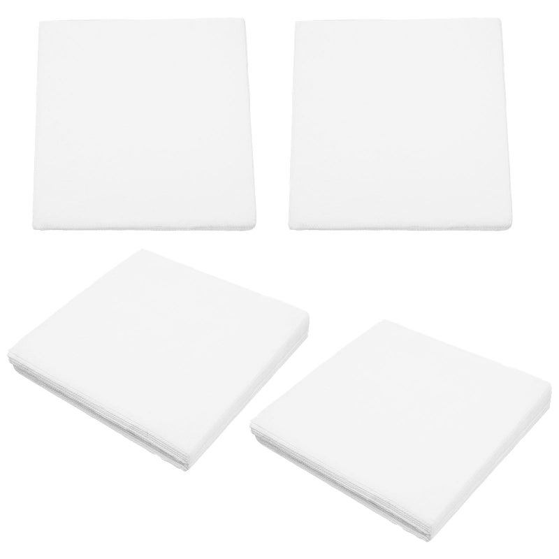 White Disposable Paper Dinner Napkins 80 Pieces For Wedding Reception And Household Use - Image 2