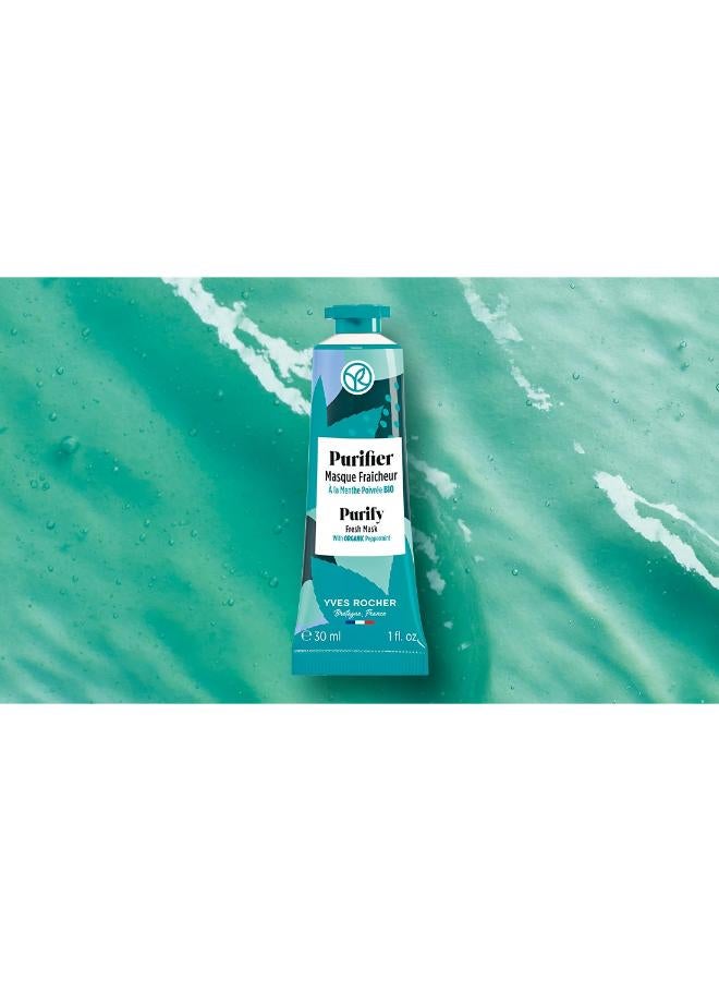 Yves Rocher Purify Fresh Skin Mask 30ml - Image 2