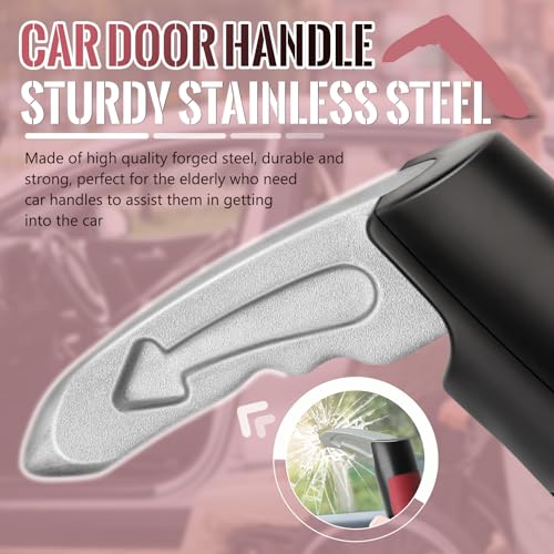 Milifox Car Door Handle for Elderly Car Handle Assist Support, Portable Auto Grab Handles for Handicap Seniors - Image 3