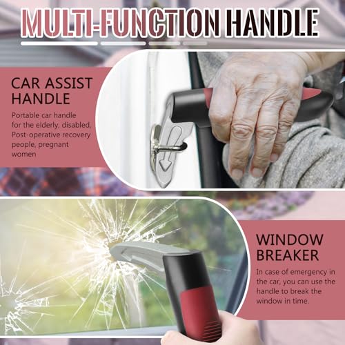Milifox Car Door Handle for Elderly Car Handle Assist Support, Portable Auto Grab Handles for Handicap Seniors - Image 4