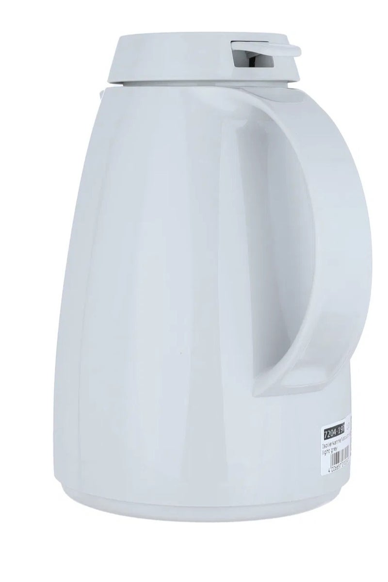 Helios thermos, 1 liter, thermal glass inner container, plastic outer shell - gray - Image 4