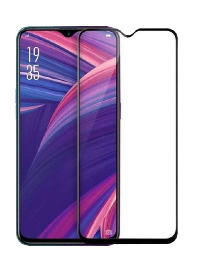 واقي شاشة من الزجاج المقوى خماسي الأبعاد لهاتف هواوي أونور Y7 برايم 2019 أسود / شفاف