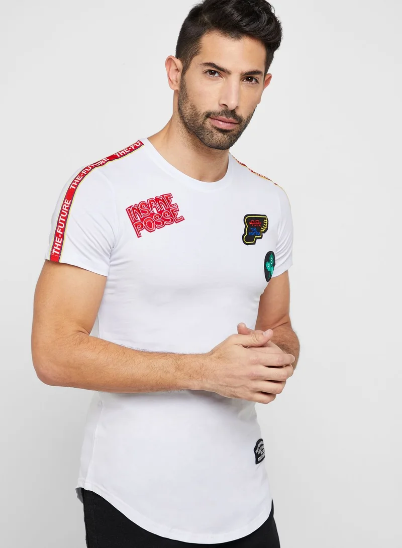 Seventy Five Applique Crew Neck T-Shirt