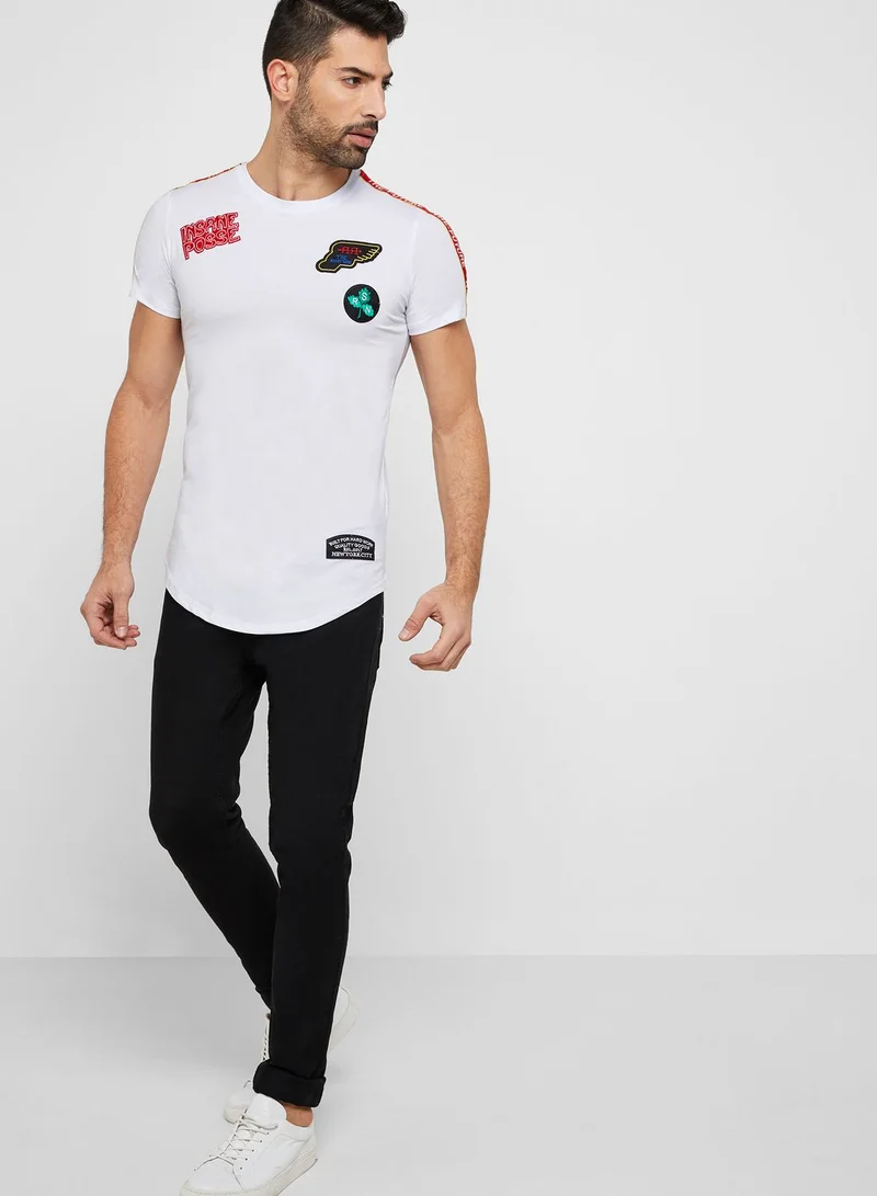 Seventy Five Applique Crew Neck T-Shirt