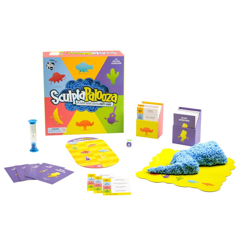 Educational Insights Sculptapalooza, the Squishy, Squashy Sculpting Playfoam Party Game - Fast-Paced, Family Game, 4+ Players, Ages 10+ - Image 2