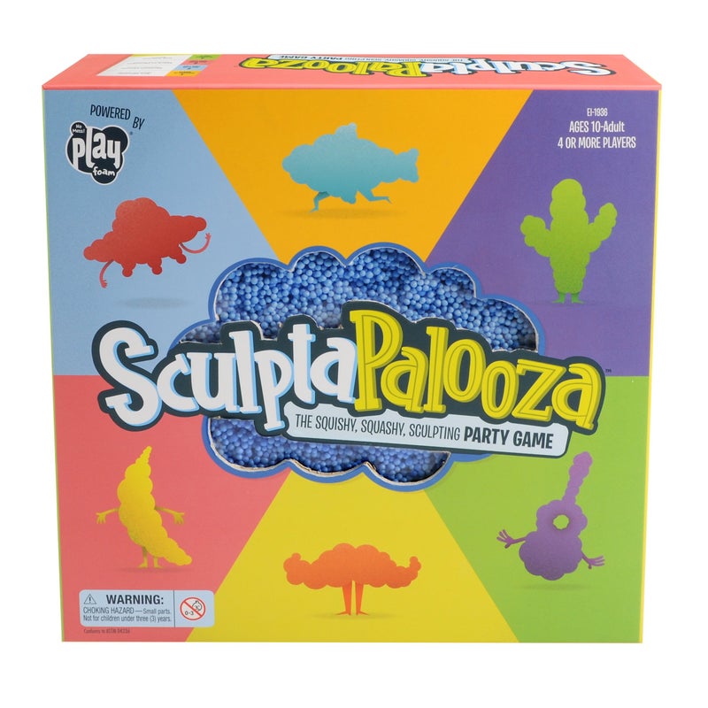 Educational Insights Sculptapalooza, the Squishy, Squashy Sculpting Playfoam Party Game - Fast-Paced, Family Game, 4+ Players, Ages 10+ - Image 1