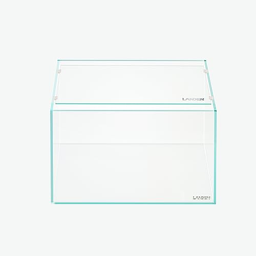 LANDEN 4mm Thick Clear Glass Aquarium Lid, Includes 4 Clips for Secure Placement, 342 x 168mm(13.46x6.61 inches for 350-354mm Inner Length Aquariums, Adapted to LANDEN NA362226 - Image 4