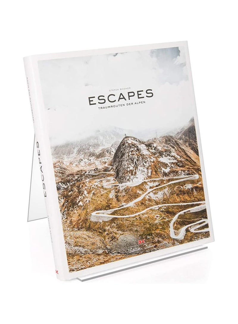 تي بي جي بي 10 قطع من حاملات الكتب المصنوعة من الأكريليك الشفاف، حامل عرض كتب شفاف لعرض الكتب والدفاتر وألبومات الصور وكتب الصور والقائمة والمجلات - Image 5