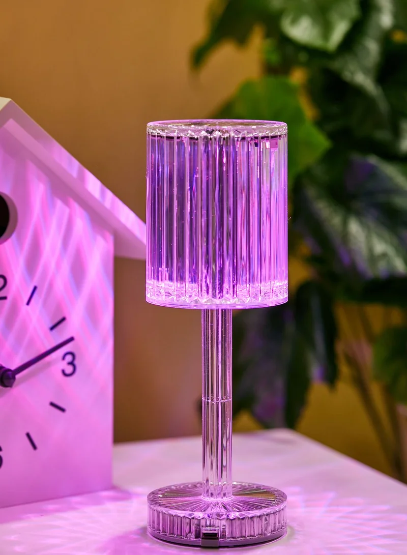 Aish Led Round Touch Crystal Night Lamp