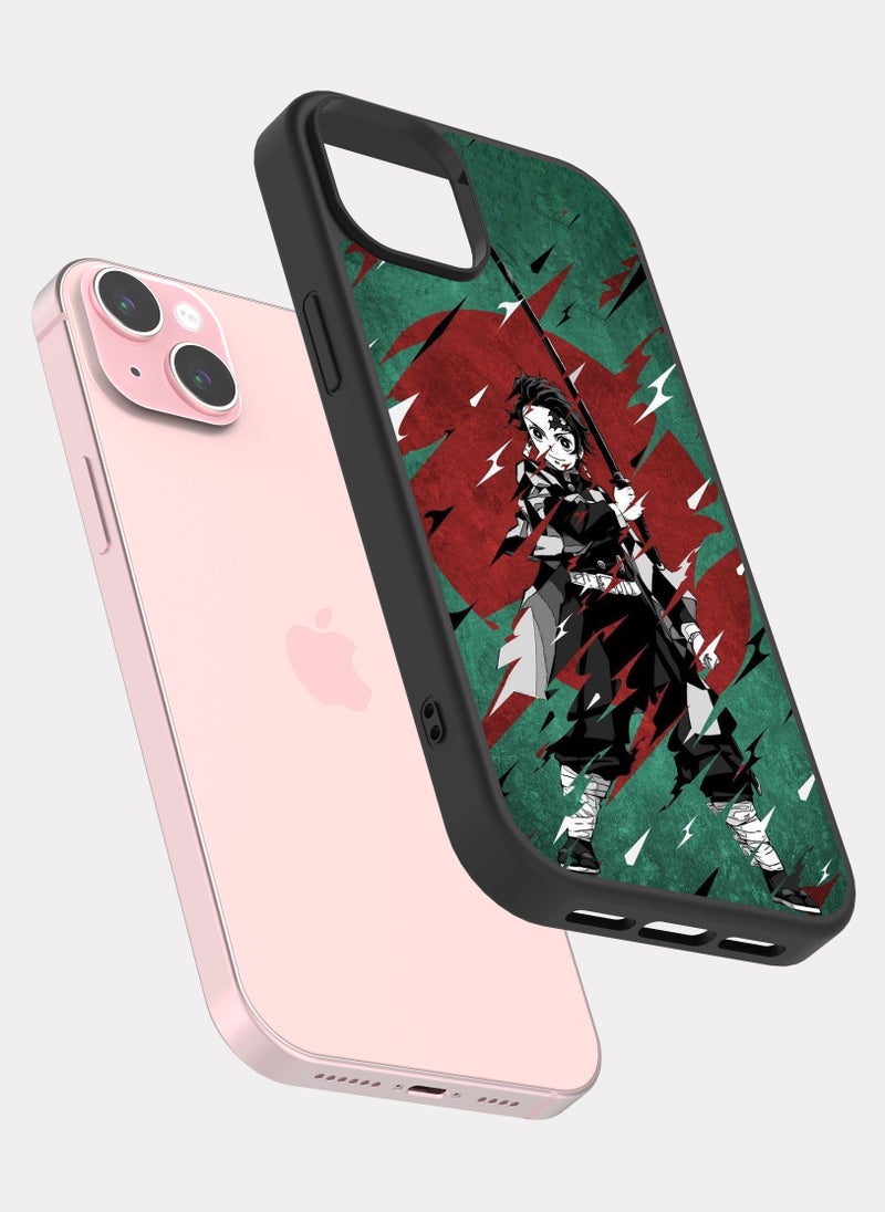 PXLAAT iPhone 15 Plus case cover  Slayer Kimetsu No Tanjiro - Image 2