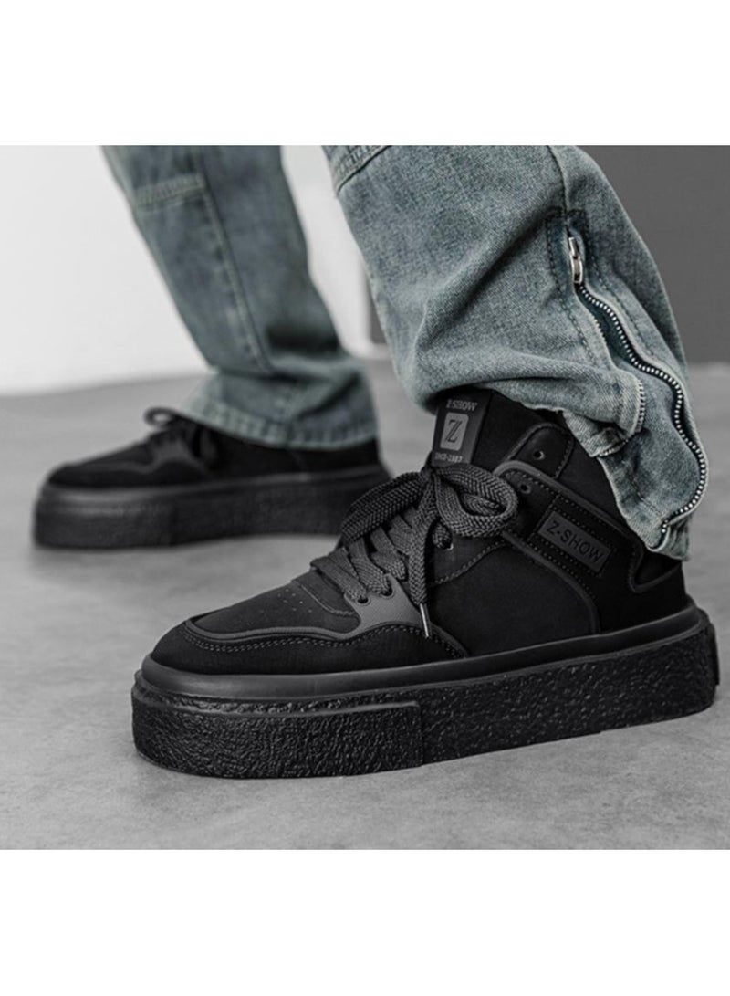 KUYING Thick soled raised lightweight sports skateboard shoes, daily casual trendy shoes - Image 4