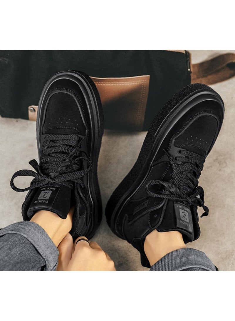 KUYING Thick soled raised lightweight sports skateboard shoes, daily casual trendy shoes - Image 2