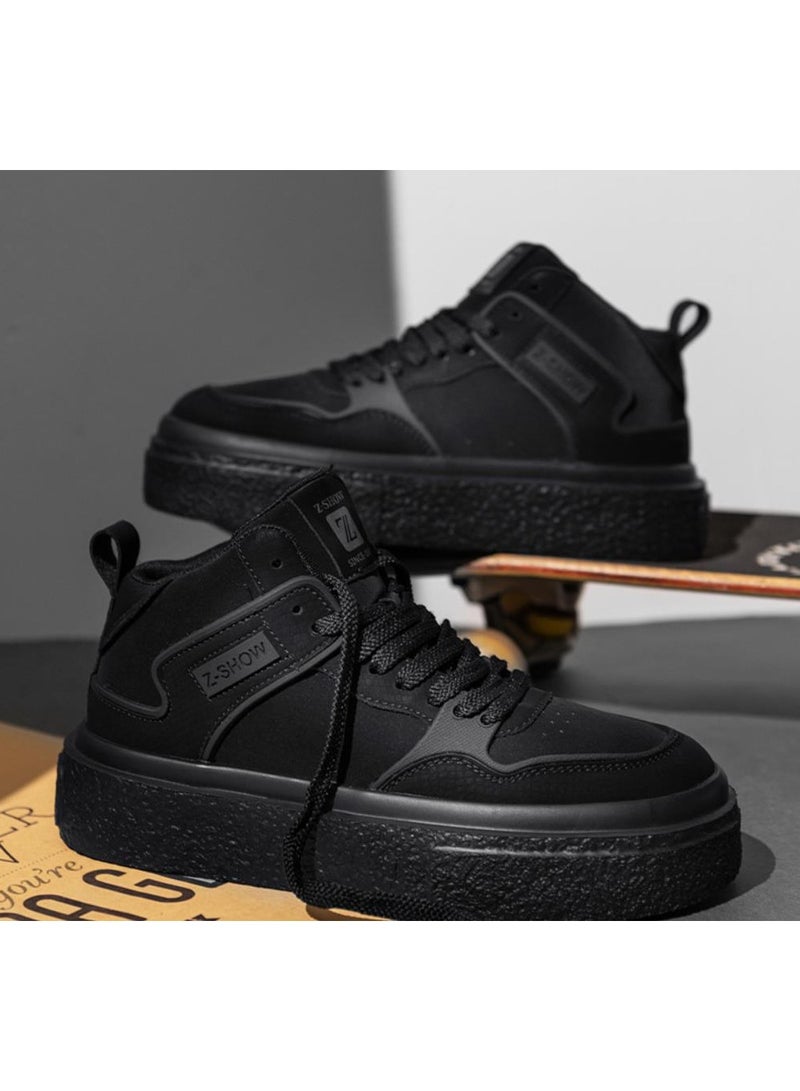 KUYING Thick soled raised lightweight sports skateboard shoes, daily casual trendy shoes - Image 3