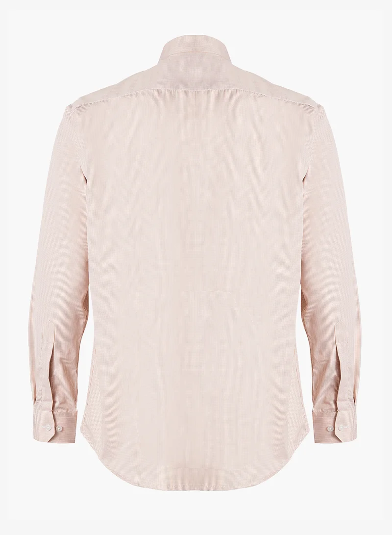 روبرت وود قميص رسمي كاروهات صغير