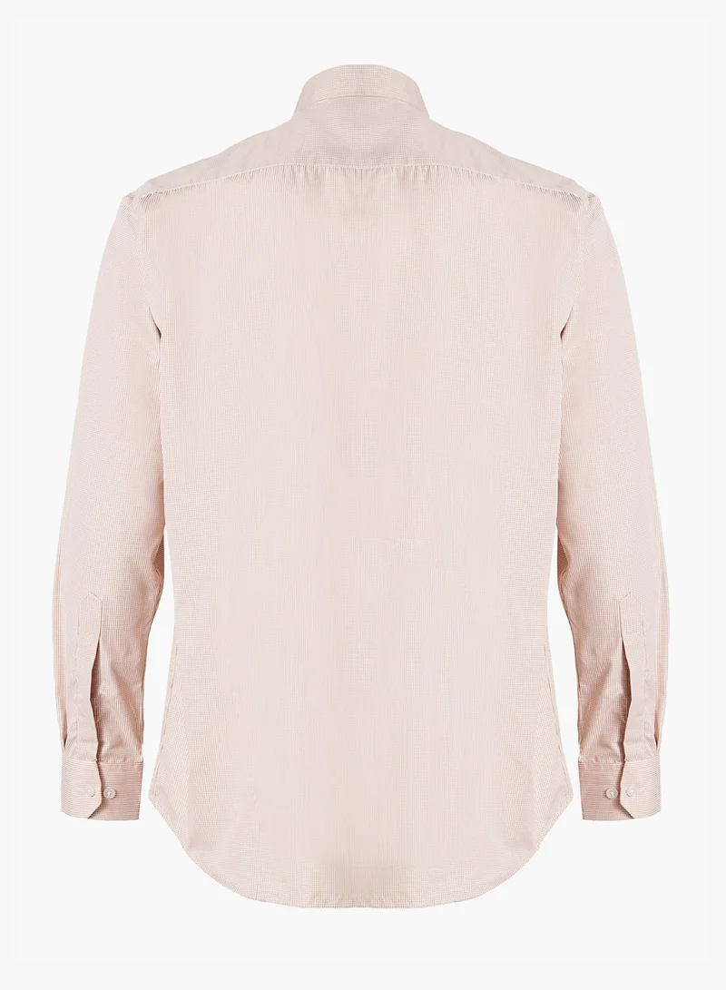 روبرت وود قميص رسمي كاروهات صغير