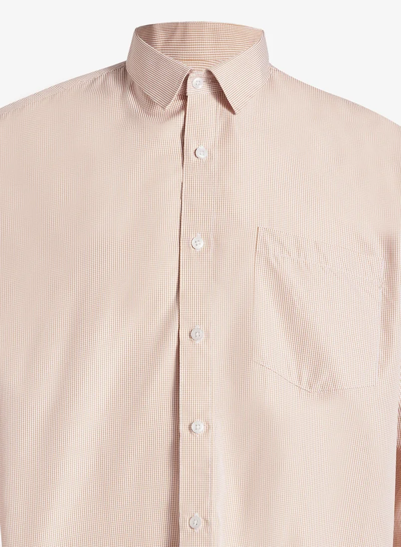 Robert Wood  Tiny Check Formal Shirt for Men | Best Price UAE