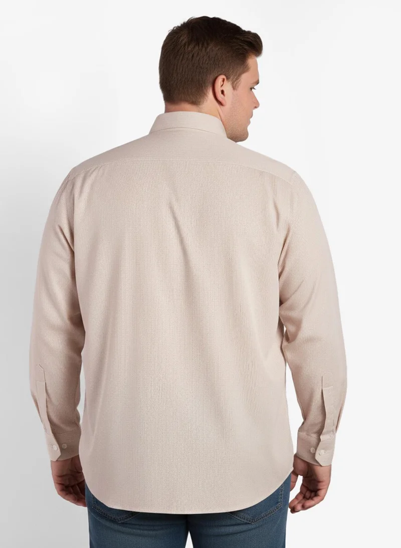 Robert Wood  Tiny Check Formal Shirt for Men | Best Price UAE