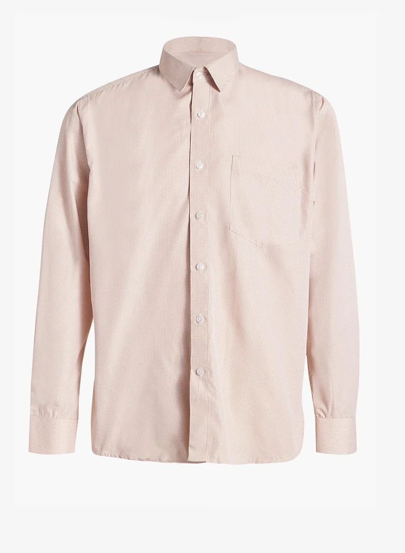 Robert Wood  Tiny Check Formal Shirt for Men | Best Price UAE