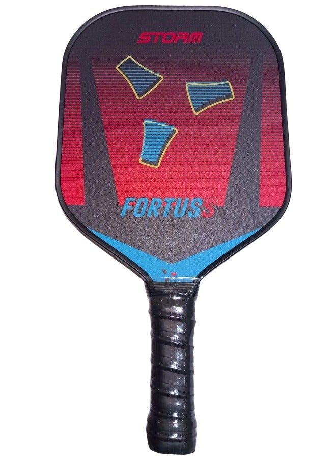 FORTUSS FORTUSS Pickleball Paddles Set of 2, Lightweight Fiberglass Surface, Polypropylene Honeycomb Core, Non-Slip Sweat-Absorbing Grip, Includes 4 Pickleballs, 4 Extra Grips & Portable Carry Bag - Ideal for All Skill Levels. - Image 4
