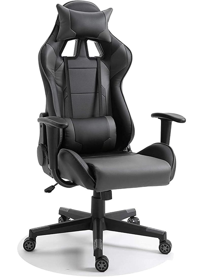 Ergonomic High-Back Gaming Chair – Adjustable Recline, Armrests, Lumbar Support, Ideal for Computer and Office Use - Image 1