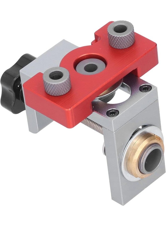 klarako 3 in 1 Woodworking Drilling Locator Round Doweling Connector Drill Guide Jig Positioner - Image 1