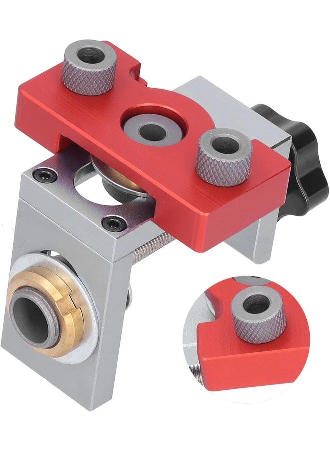 klarako 3 in 1 Woodworking Drilling Locator Round Doweling Connector Drill Guide Jig Positioner - Image 5