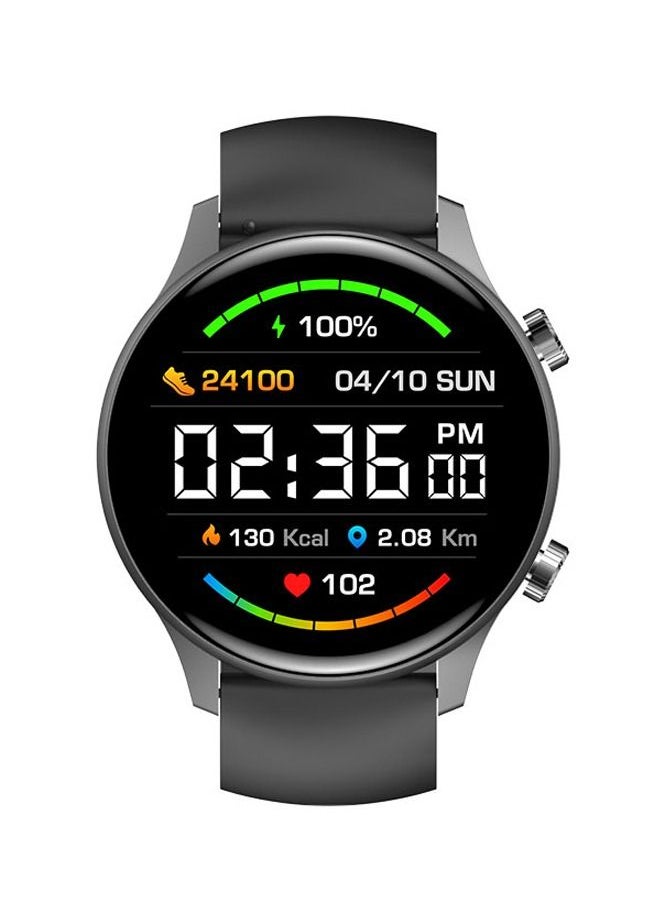 ULHYC - Smart Watch V600 Max Bluetooth Full Touch Screen Call Smartwatch with  ECG and Blood Oxygen Apps Black - Image 1
