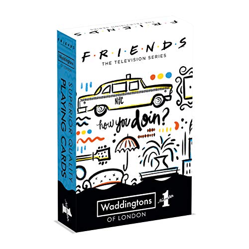 Waddingtons Number 1 Friends Playing Card Game Play Your Favourite Card Games with Your Favourite Friends Moments from All 10 Seasons Gift and Toy for Boys Girls and Adults Aged 4 Plus - Image 1
